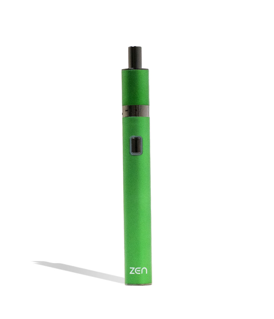 Green Yocan Zen Wax Vaporizer Front View on White Background