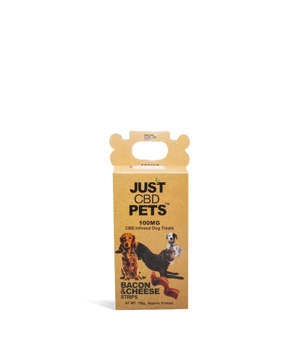 Bacon and Cheese Just CBD Infused Dog Treats on white background