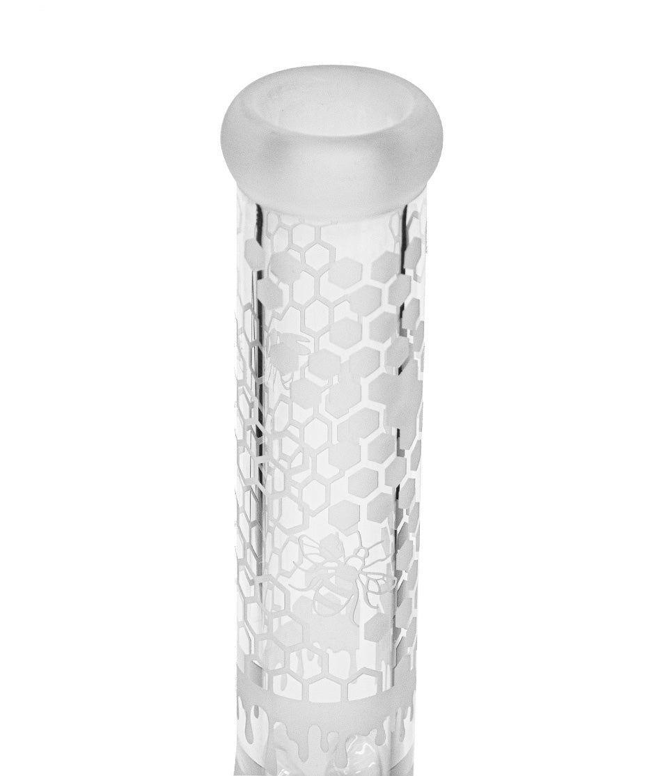 Tube 15 Inch Premium Etched Water Pipe with Diffuser