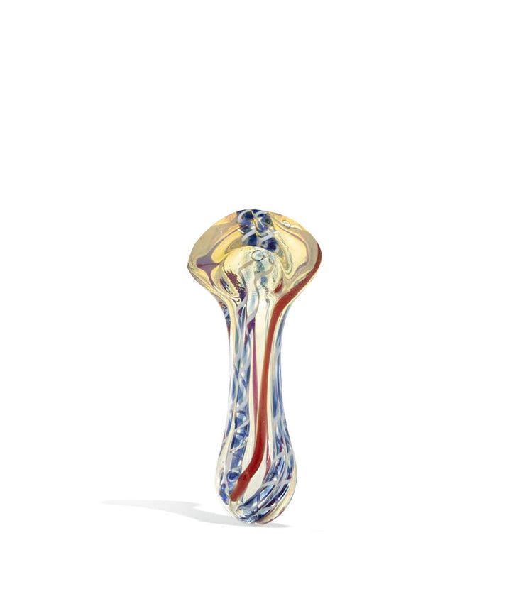 Blue/Red 3 inch Mix Color Handpipe on white studio background