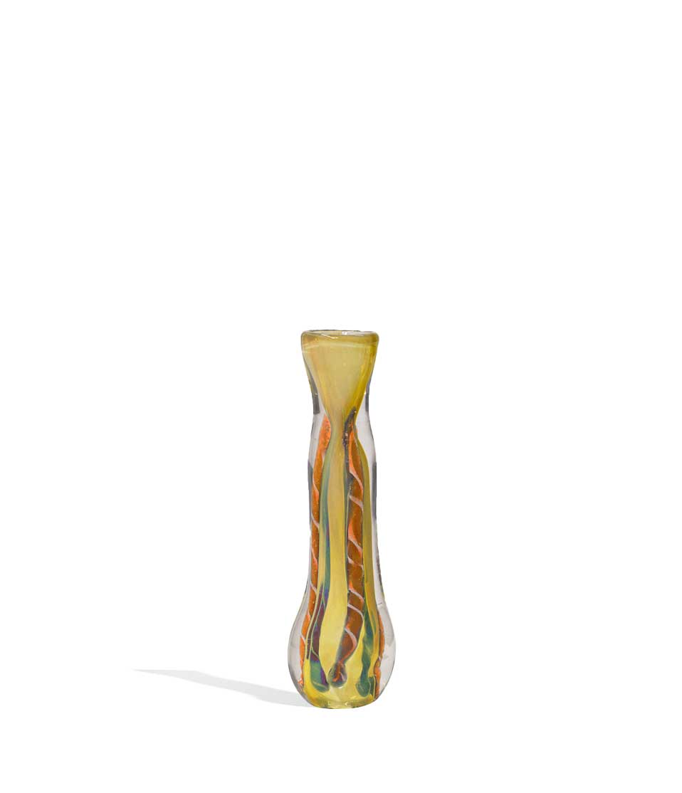 Orange 3 inch Chillum on white background