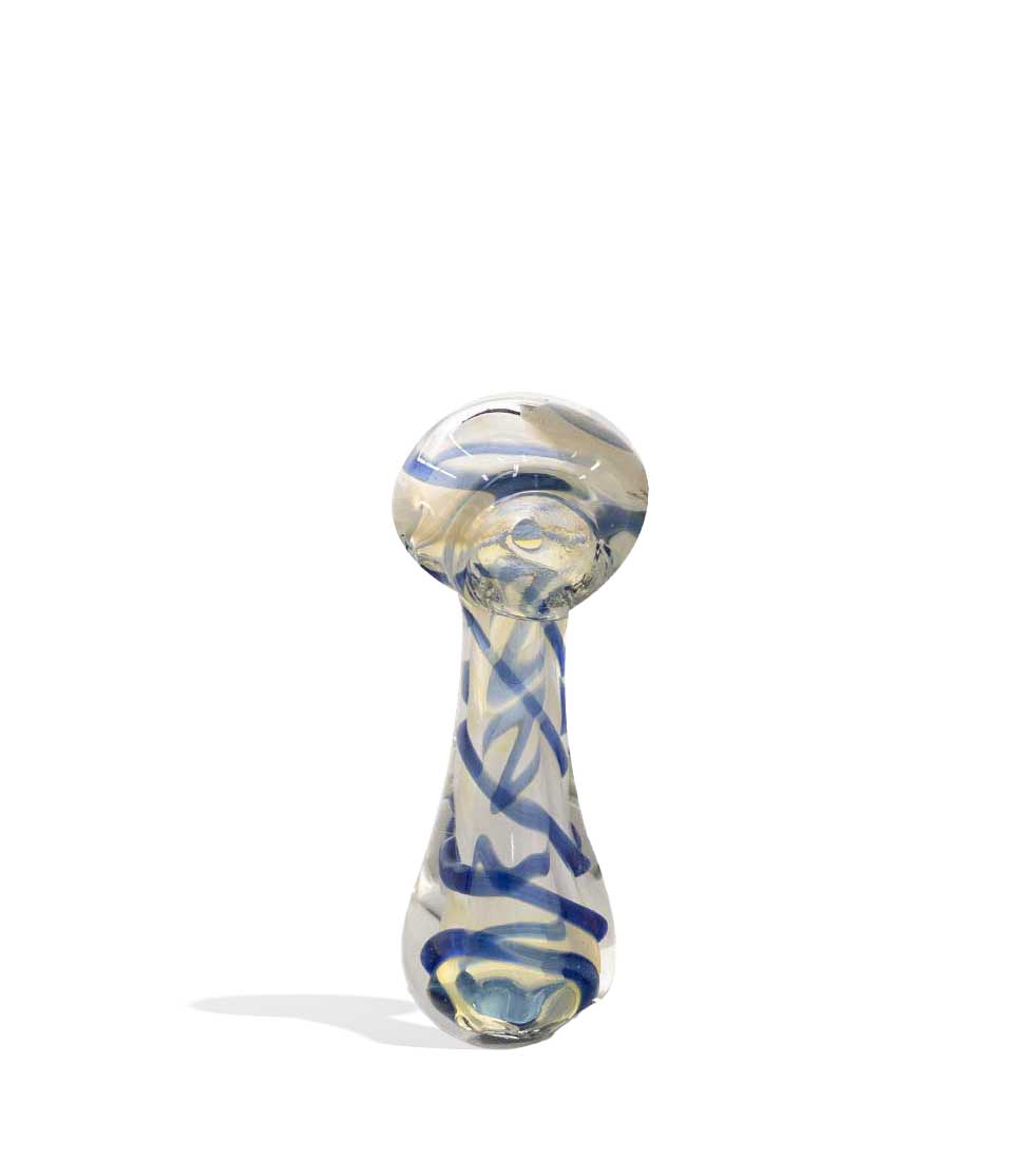 Blue 3 inch Fumed Pipe on white background