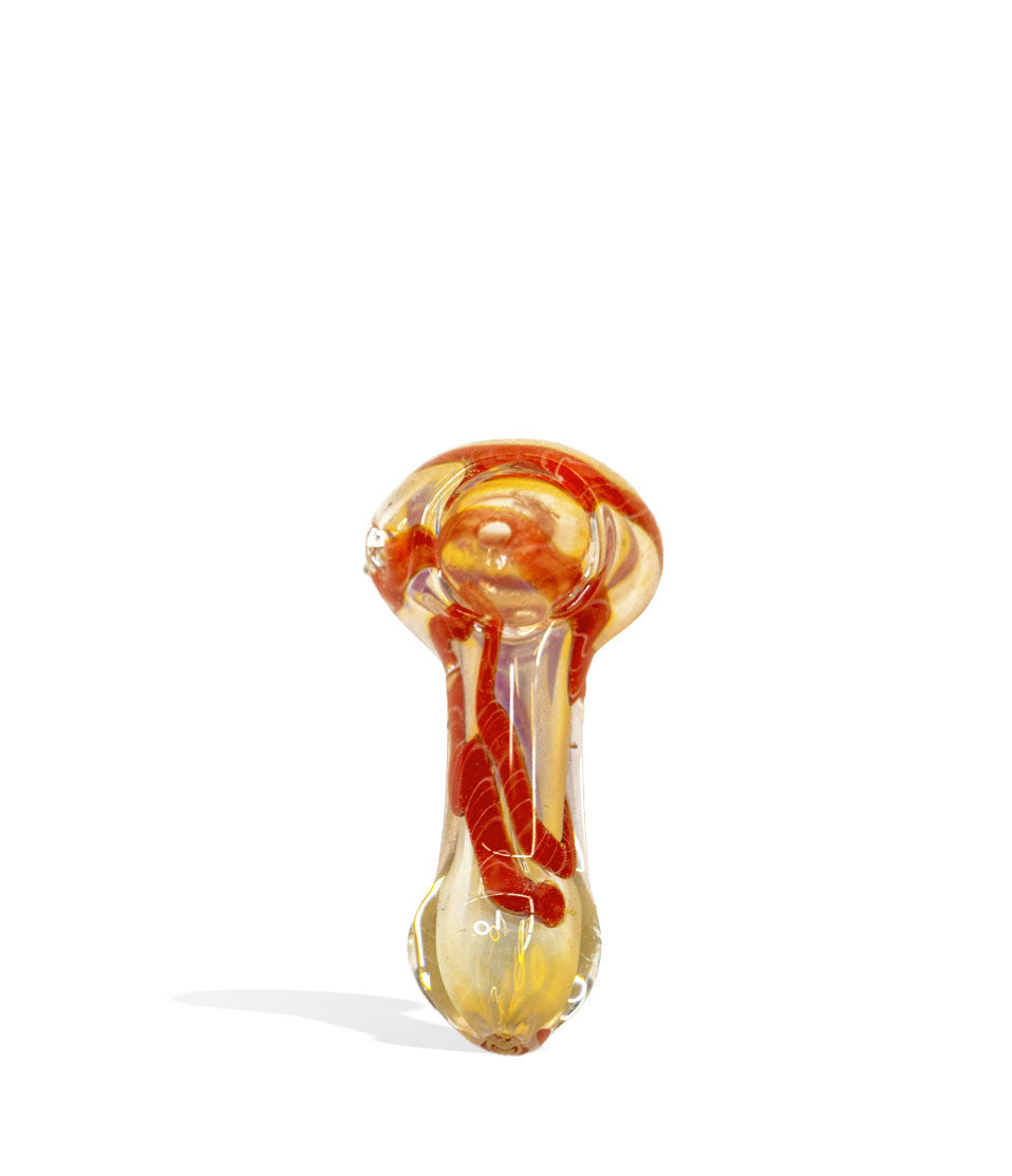 3 inch Fumed Spoon Hand Pipe on white background