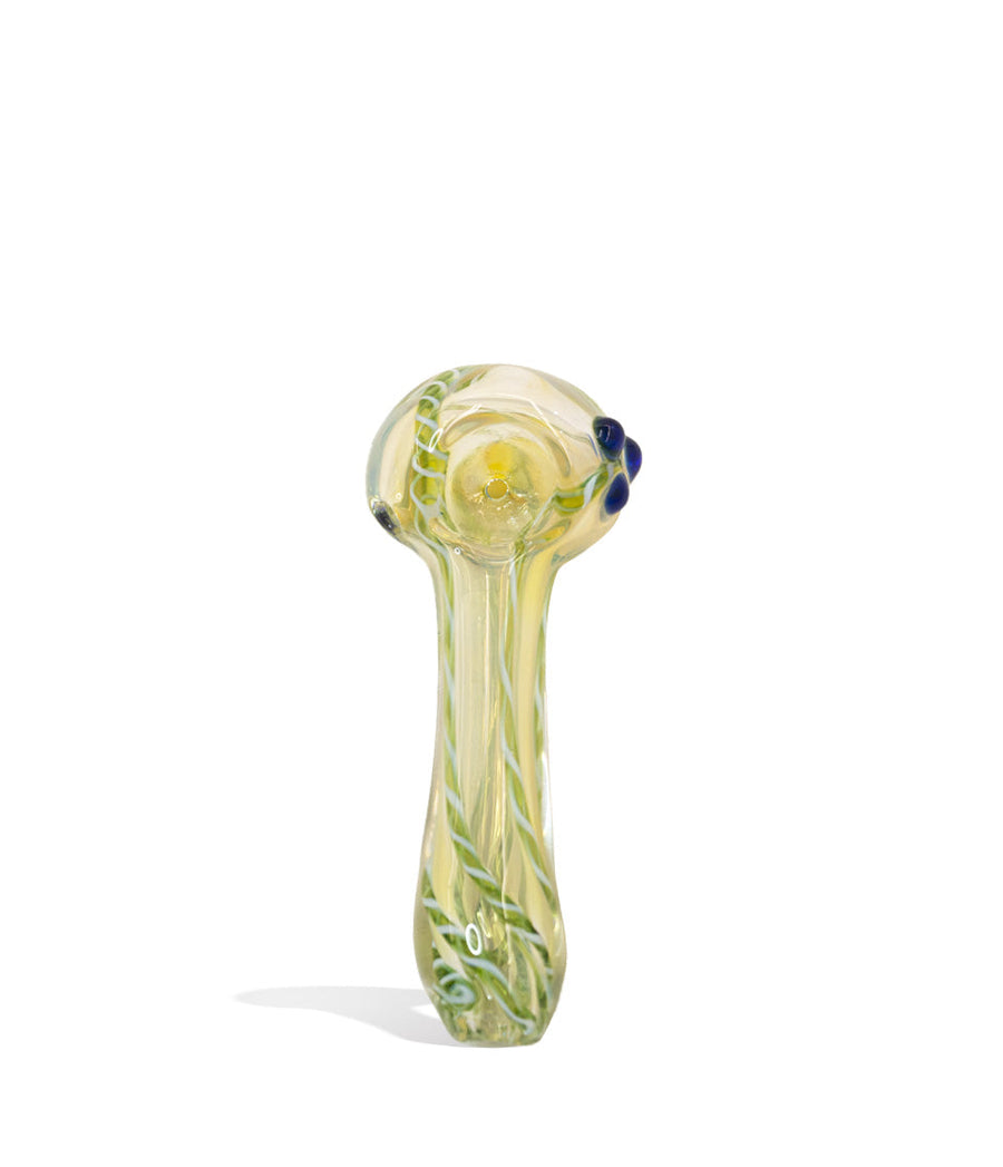 3 inch Mix Colored Art Handpipe on white background
