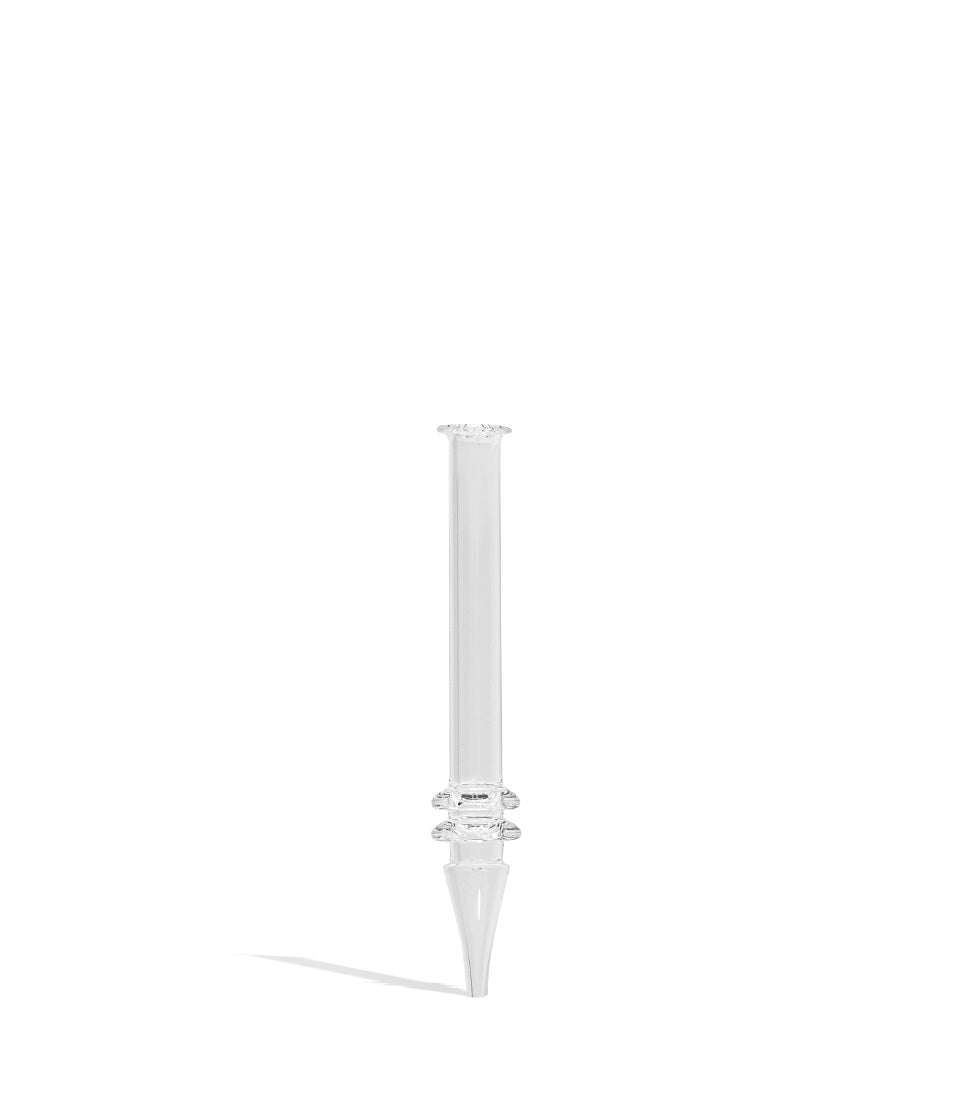 5 inch Quartz Nectar Straw on white background