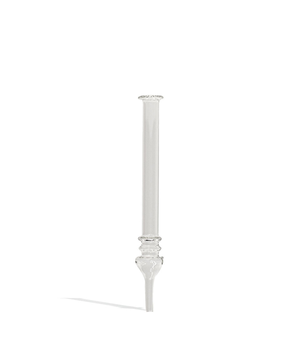 6 inch Clear Nectar Straw on white background