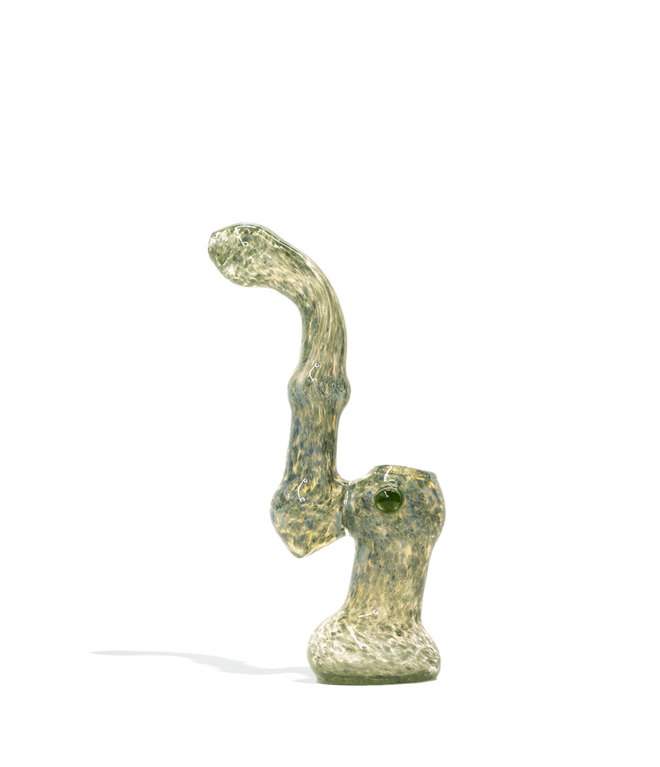 Green 8 Inch Heavy Duty Handpipe on white background
