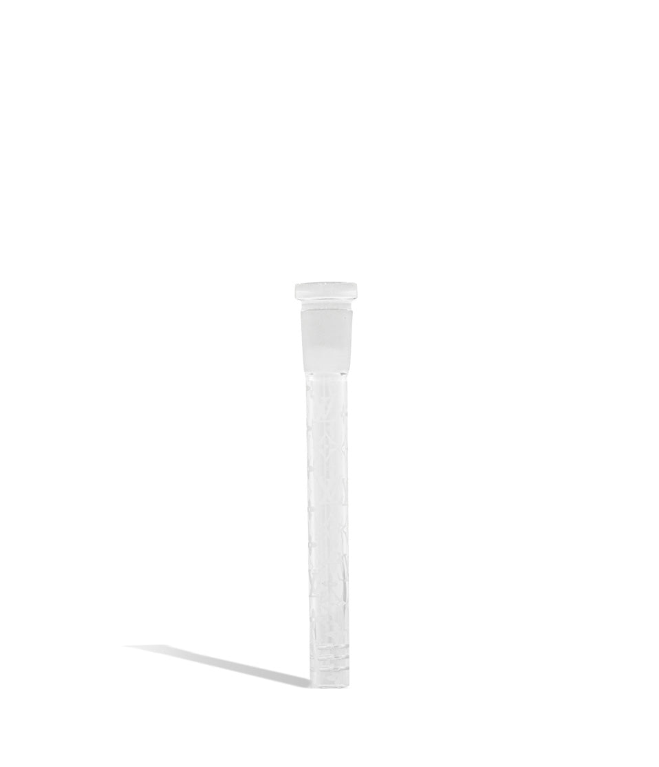 type 2 4.5 inch 14mm Downstem with Various Etched Designs on white backgrounds