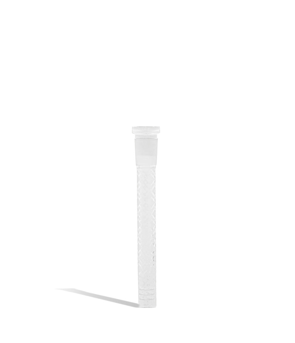 type 1 4.5 inch 14mm Downstem with Various Etched Designs on white backgrounds