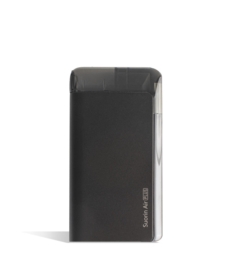 Black front view Suorin Air Plus Starter Kit on white background