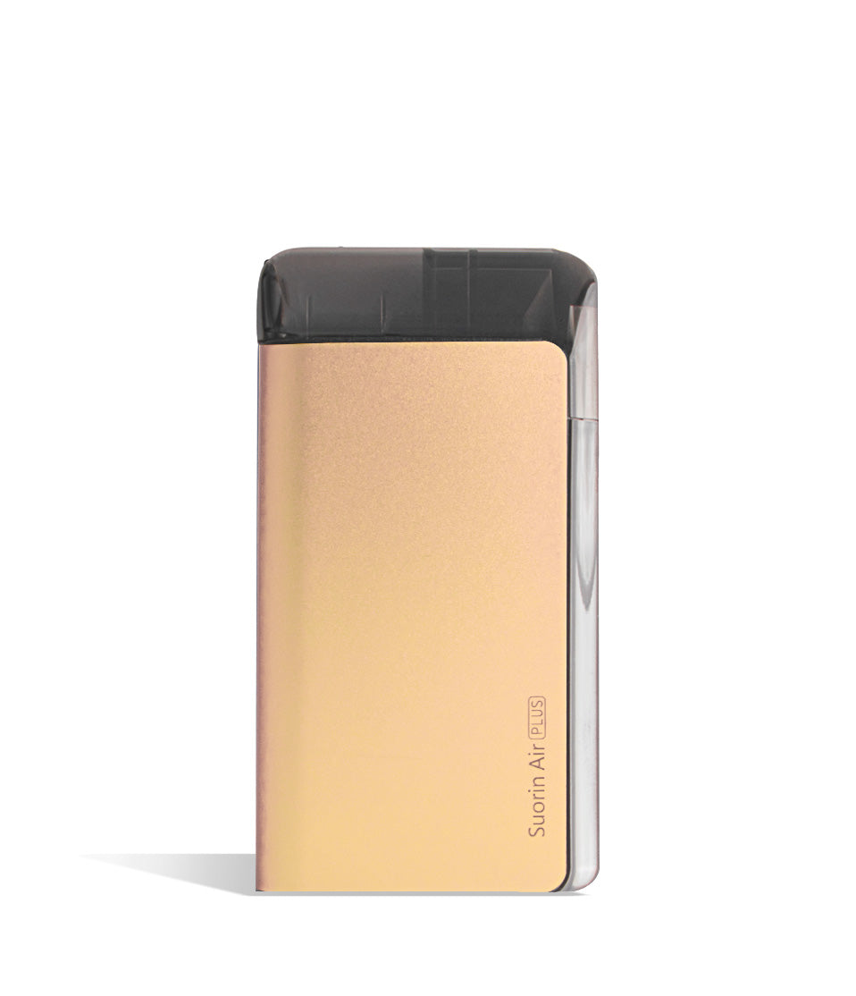 Gold front view Suorin Air Plus Starter Kit on white background