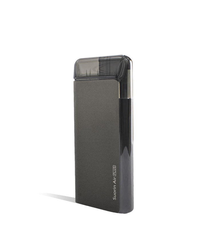 Gunmetal side view Suorin Air Plus Starter Kit on white background