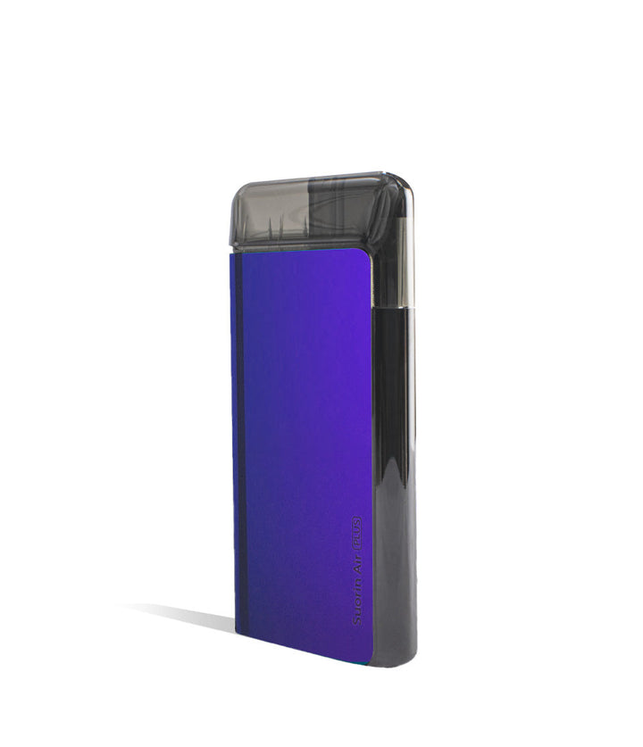 Purple side view Suorin Air Plus Starter Kit on white background