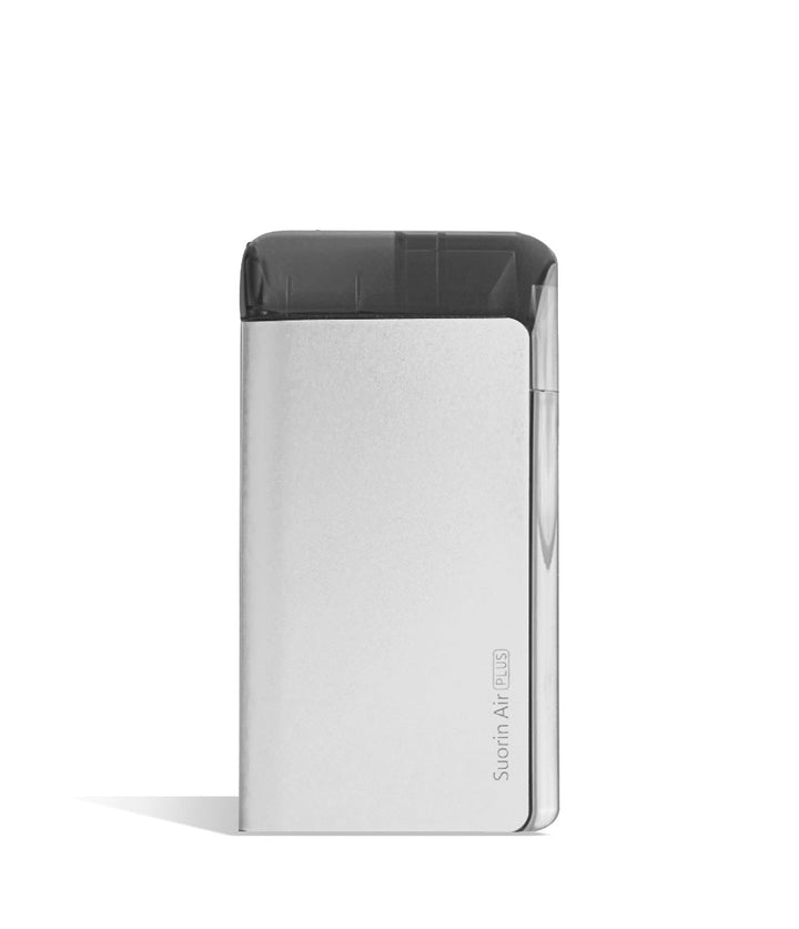 Silver front view Suorin Air Plus Starter Kit on white background