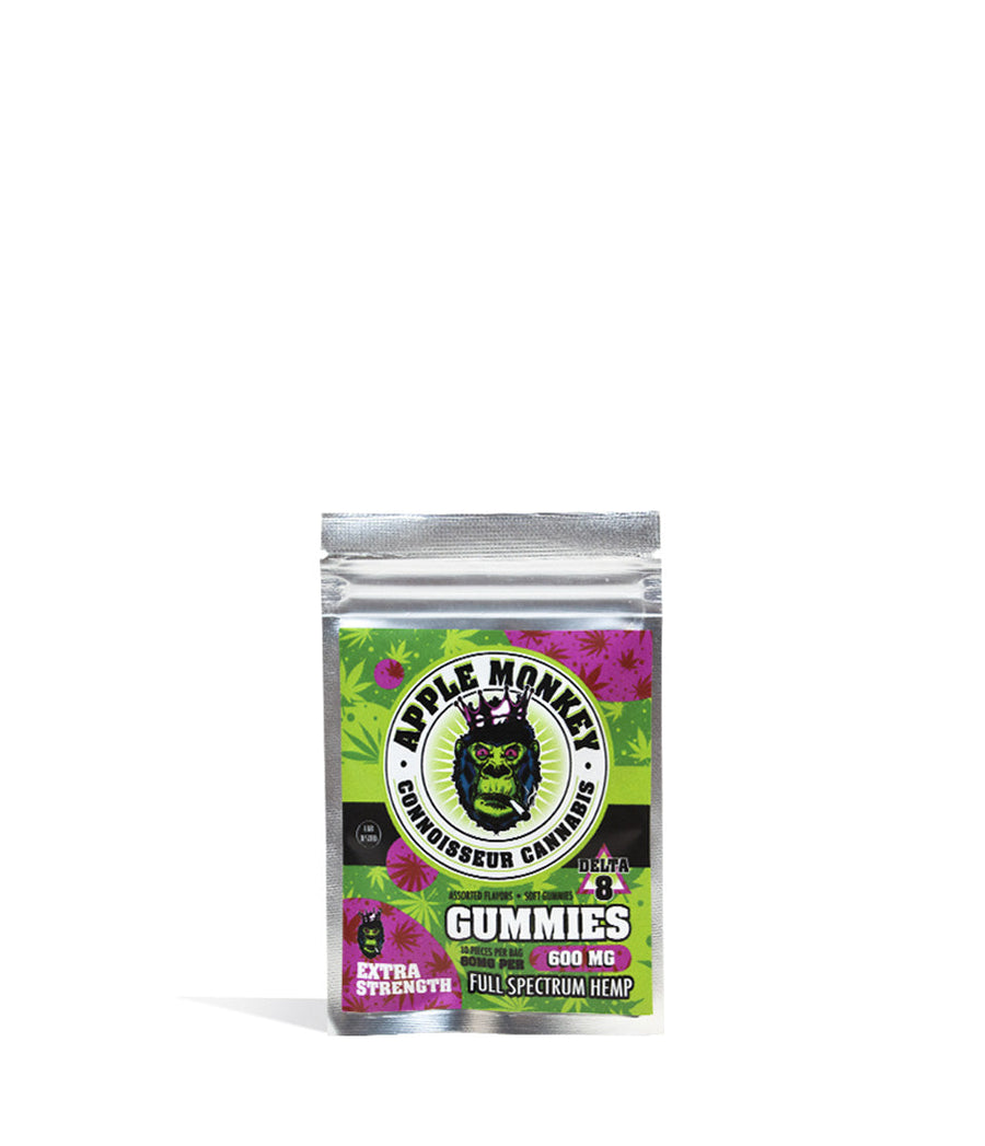 Apple Monkey 600mg D8 Gunmies on white background