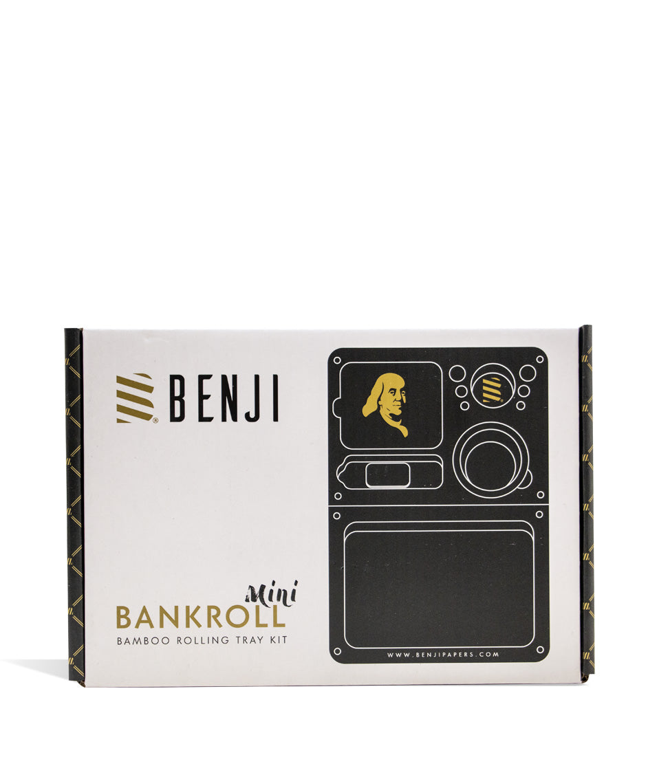 Benji Bankroll Bamboo Rolling Tray Kit, Rolling Papers