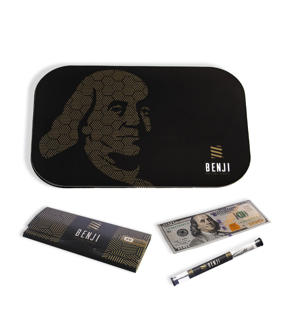 Get Benji OG Bankroll Mini Bamboo Rolling Tray Kits – Got Vape