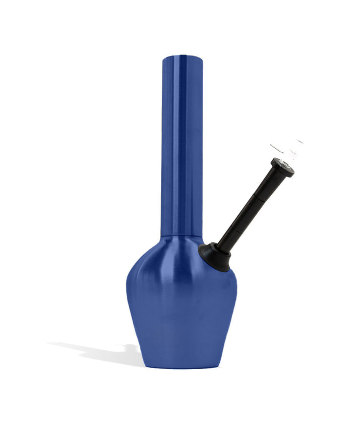 Blue front view Chill Vacuum Insulated Waterpipe on white studio background