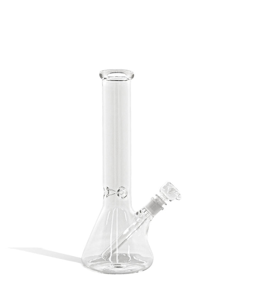 Clear 50mm Beaker with Ice Pinches on white background