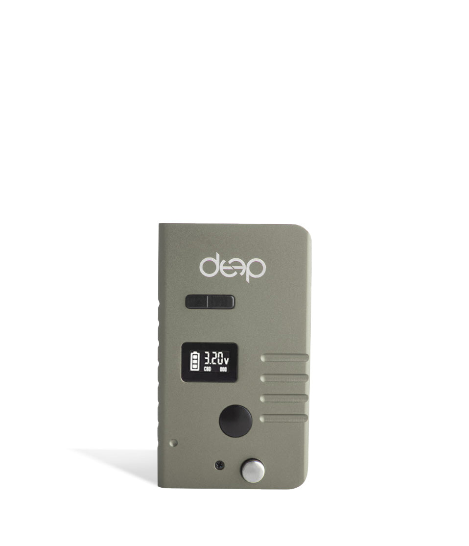Olive Deep Kit Cartridge and Pod Vaporizer on white background