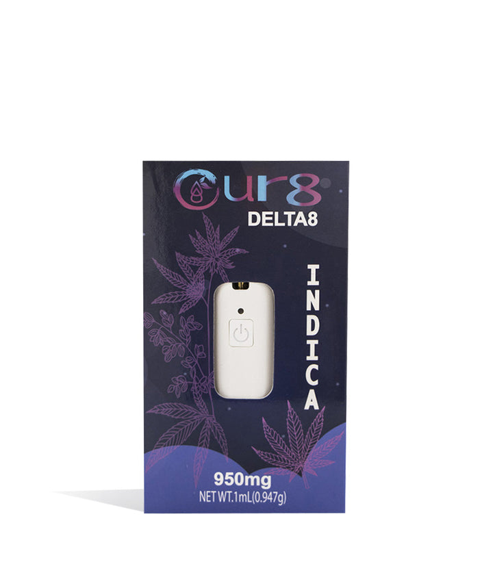 D8 Indica CUR8 1g D8 Disposable on white background