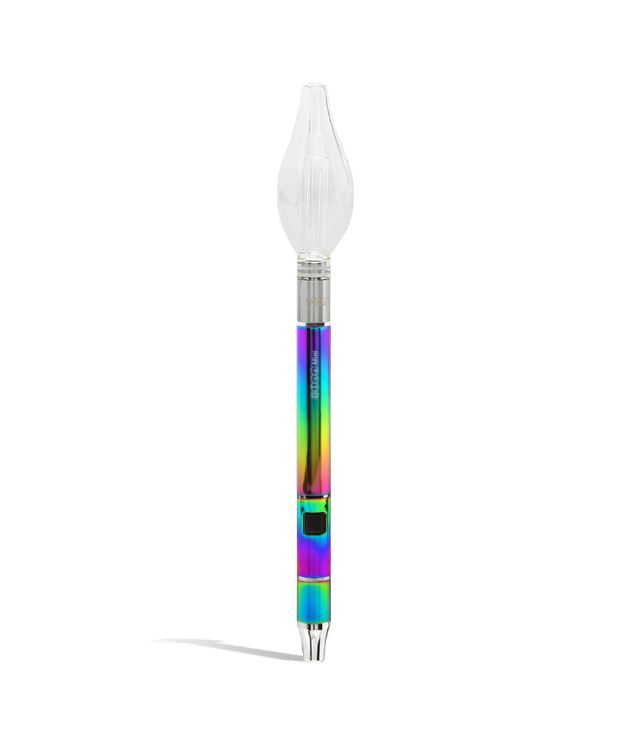 Rainbow front Yocan Dive Mini Dab Pen on white background