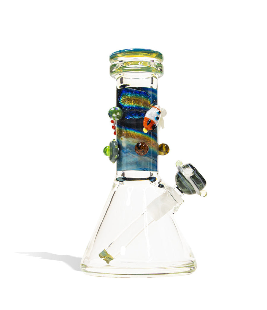 Empire Glassworks Galactic Baby Beaker on white background