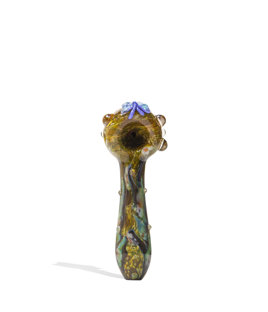 Empire Glassworks Viola Butterfly Spoon Handpipe on white background