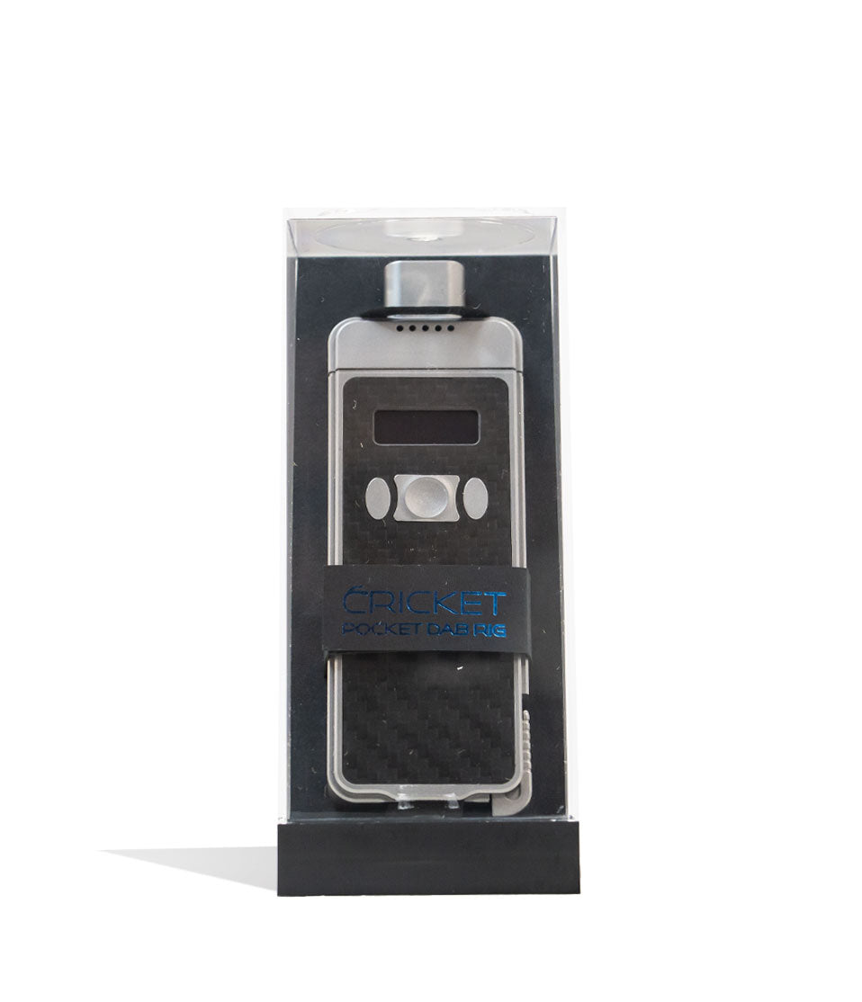 Evolv Vapor Cricket Pocket Dab Rig Packaging Front View on White Background