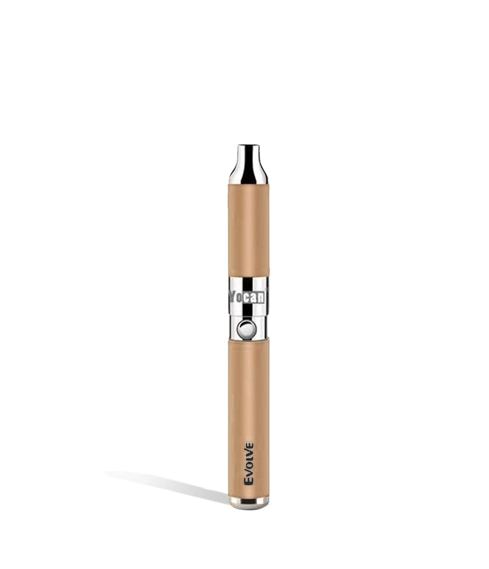 Champagne Yocan Evolve Concentrate Kit on white studio background