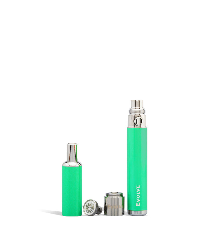 Azure Green apart Yocan Evolve-D Dry Herb Vaporizer on white background