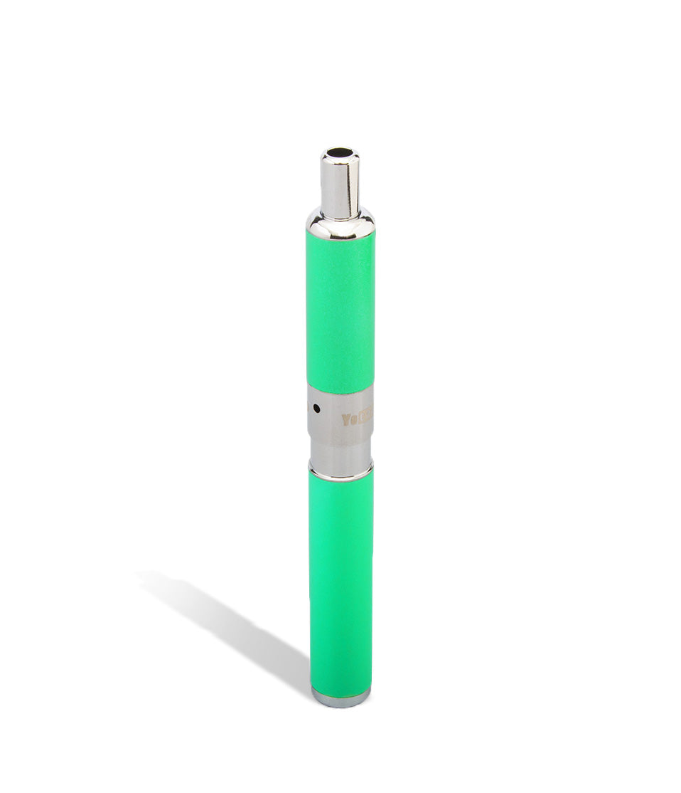 Azure Green above view Yocan Evolve-D Dry Herb Vaporizer on white background