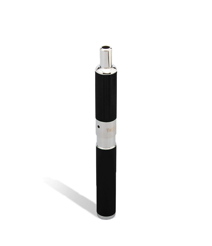 Black above view Yocan Evolve-D Dry Herb Vaporizer on white background