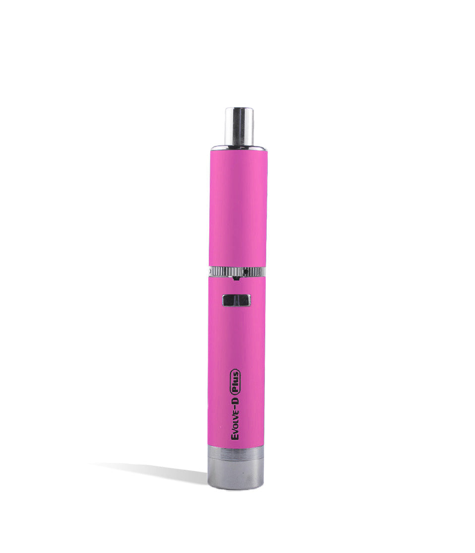 Sakura Pink Yocan Evolve D Plus Dry Herb Vaporizer on white studio background