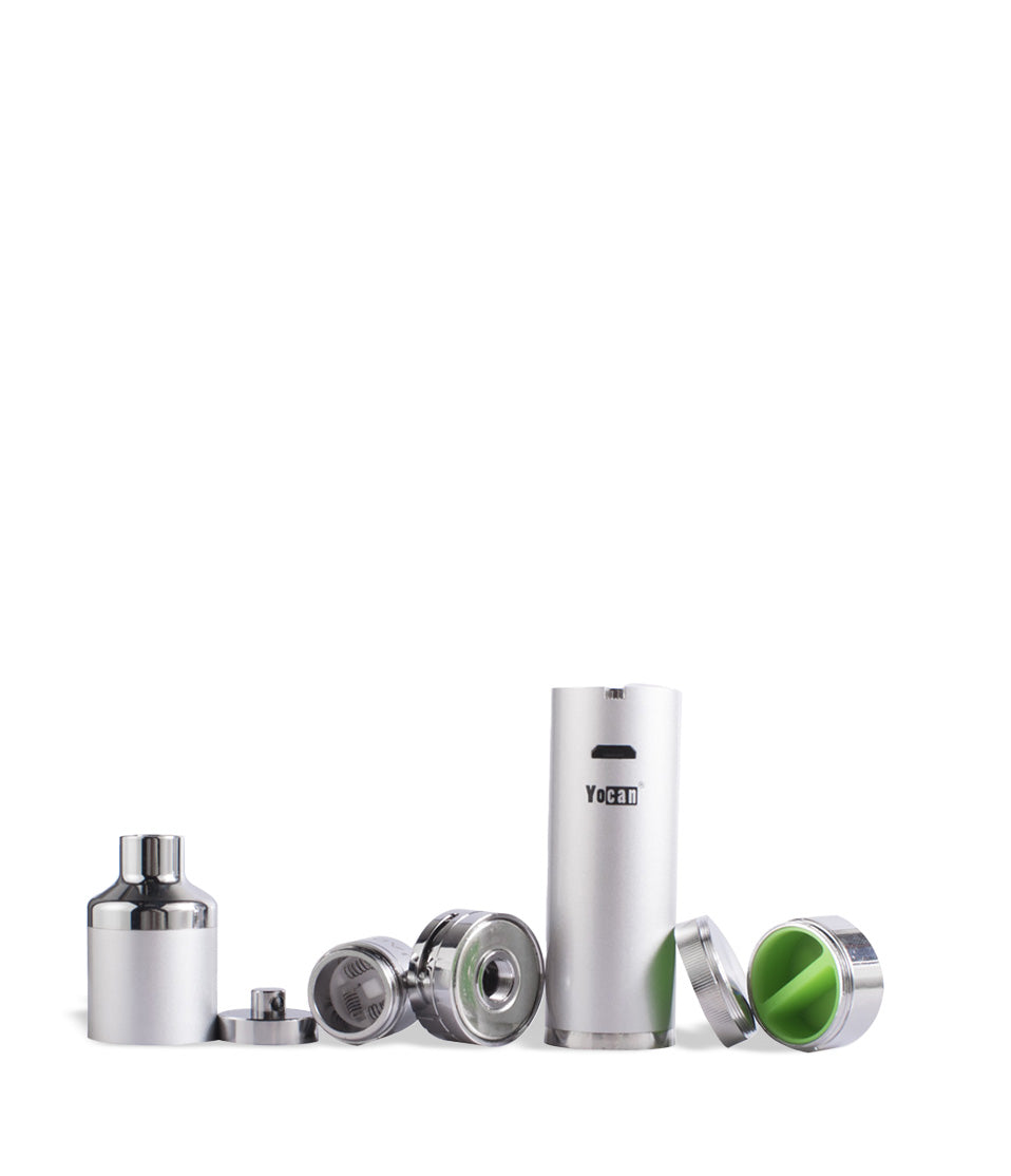 Apart Yocan Evolve Plus XL Quad Coil Concentrate Kit on white studio background