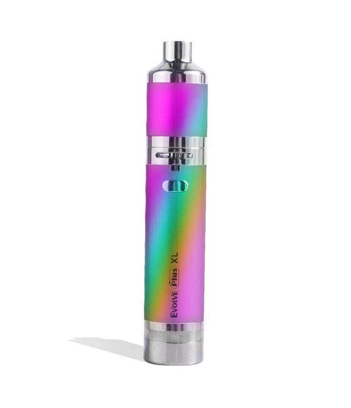 Rainbow Yocan Evolve Plus XL Quad Coil Concentrate Kit on white studio background