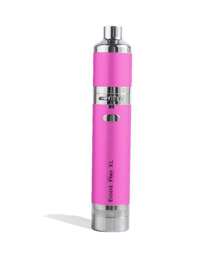 Sakura Pink Yocan Evolve Plus XL Quad Coil Concentrate Kit on white studio background