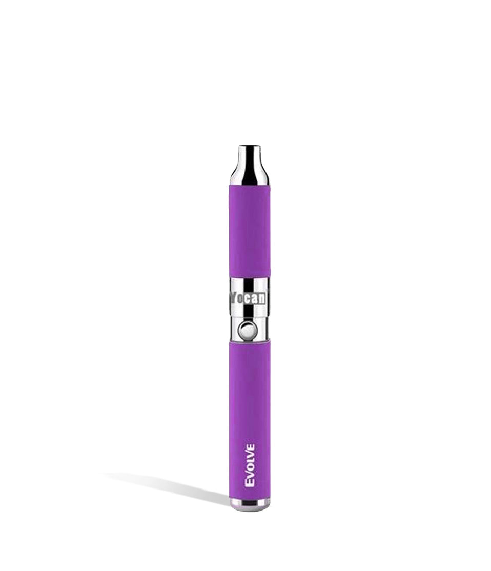 Purple Yocan Evolve Concentrate Kit on white studio background