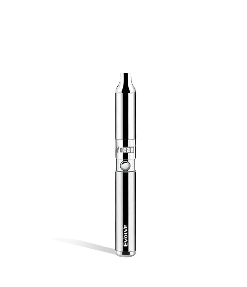 Silver Yocan Evolve Concentrate Kit on white studio background