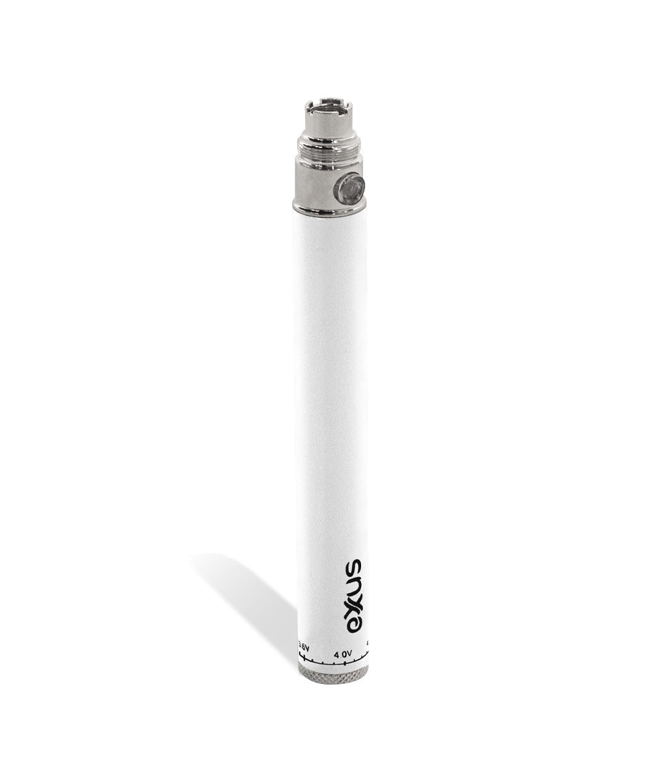 White above Exxus Vape 1100 Cartridge Vaporizer on white background