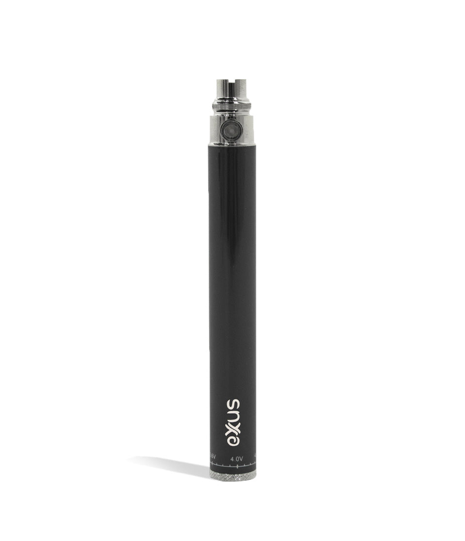 Black front Exxus Vape 1100 Cartridge Vaporizer on white background