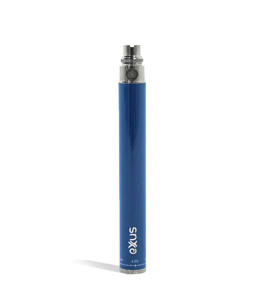 Blue front Exxus Vape 1100 Cartridge Vaporizer on white background