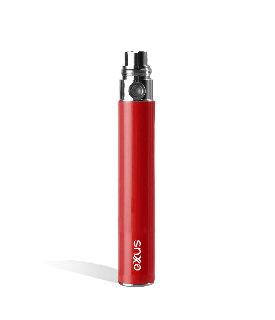 Red Exxus Vape Ego 900 mah Battery on white background