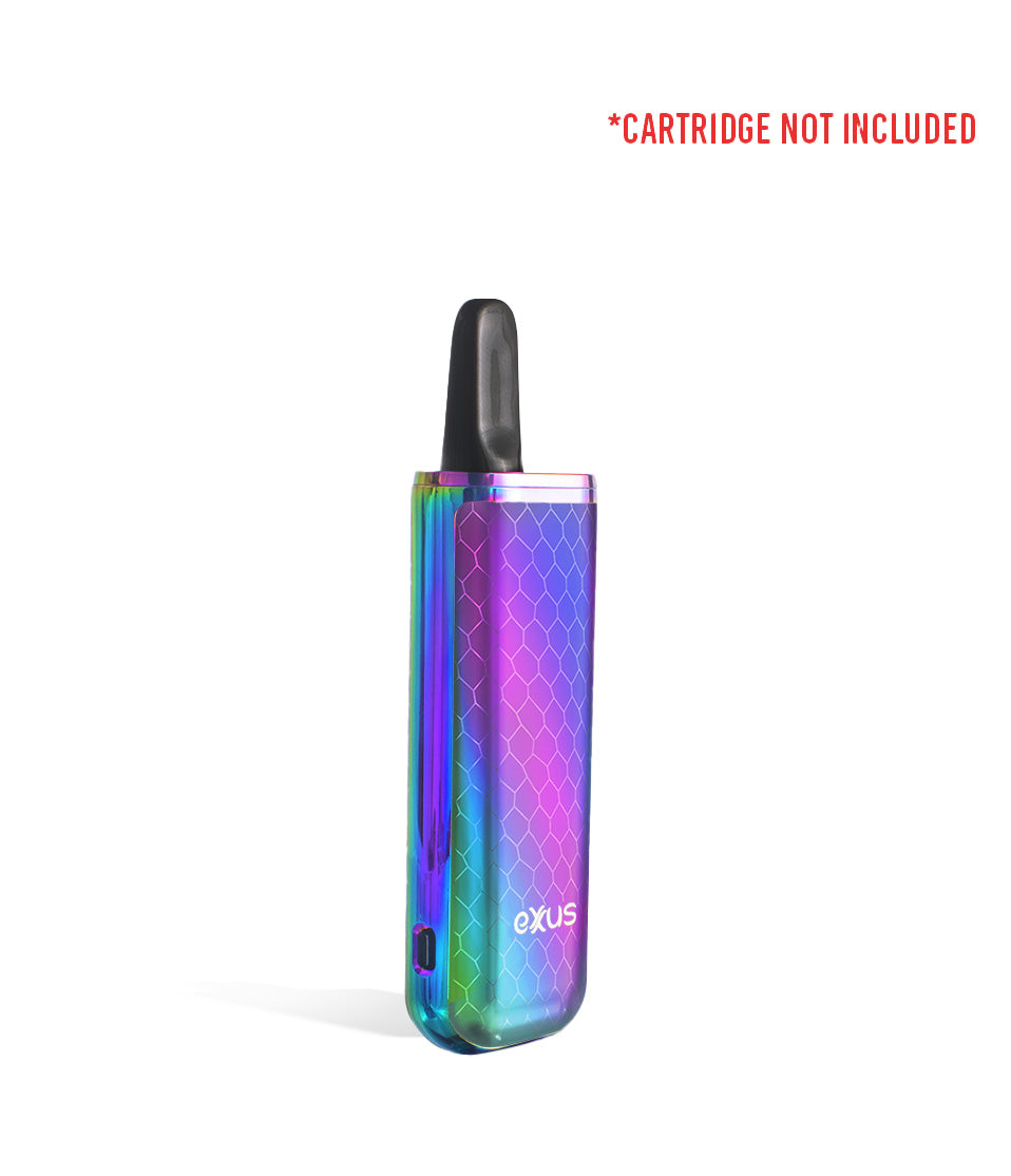 Full Color Cobra side view with cartridge Exxus Vape MiNovo Cartridge Vaporizer on white studio background