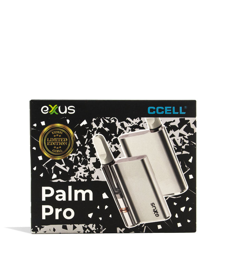 Pearl Exxus Palm Pro Cartridge Vaporizer Packaging Front View on White Background