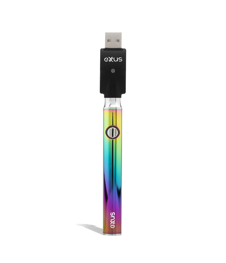 Full Color w/charger front Exxus Vape Plus VV Cartridge Vaporizer on white background