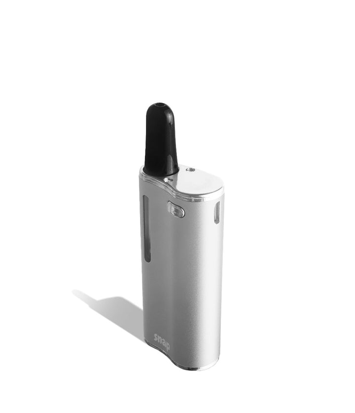 Silver side Exxus Vape Snap Cartridge Vaporizer on white background