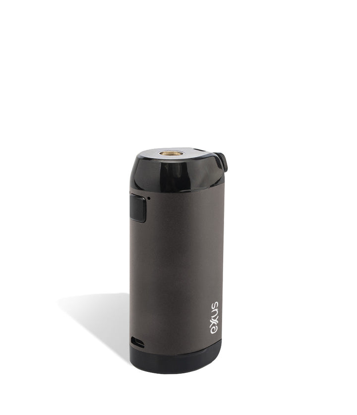 Gunmetal device above Exxus Vape VRS 3 in 1 Vaporizer on white background