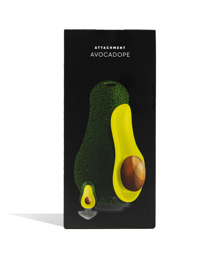 Avocadope Empire Glassworks Puffco Peak Glass Attachment Packaging Back View on White Background