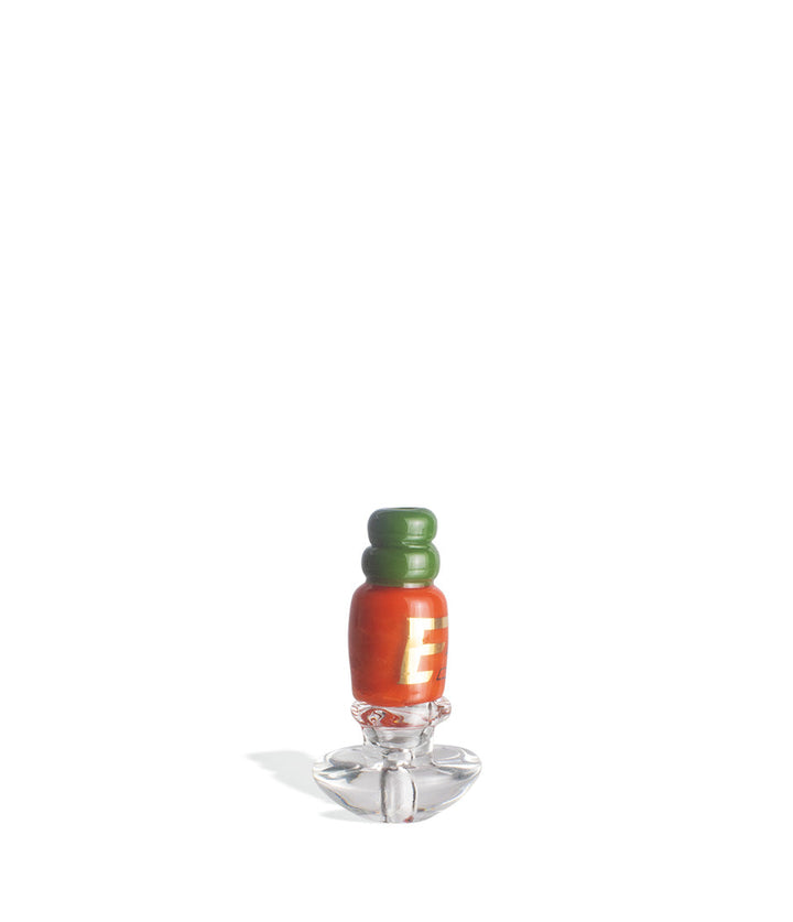 Sriracha Carb cap Empire Glassworks Puffco Peak Glass Attachment on white background